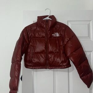 Women’s cropped north face coat